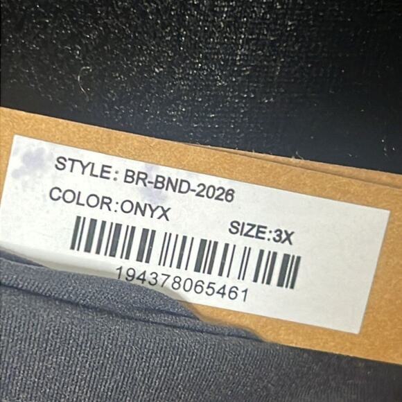 SKIMS FITS EVERY BODY NWT BANDEAU GRAY ONYX TOP SIZE 3X - Picture 7 of 8